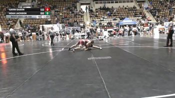 5A 165 lbs 1st Place Match - Noah Jackson, Elberta HS vs Gavin Eason, Elmore County School