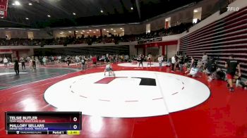 120 lbs Cons. Round 3 - Mallory Sellars, Pryor High School Wrestling vs Telsie Butler, Team Worx Wrestling Club