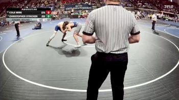 D 1 144 lbs Champ. Round 1 - Cole Mire, St. Paul`s vs Christopher Stricker, Jesuit
