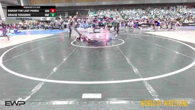60 lbs Semifinal - Sariah The Last Panda, Savage House Wrestling Club vs Gracie Tokarski, Unaffiliated