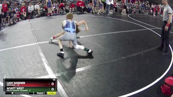 85 lbs Round 5 (6 Team) - Liam Warner, Kentucky vs Wyatt West, South Dakota Thunder