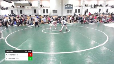 152 lbs Consi Of 4 - Aaron Pimental, New Bedford vs Sean Peterson, Plymouth North