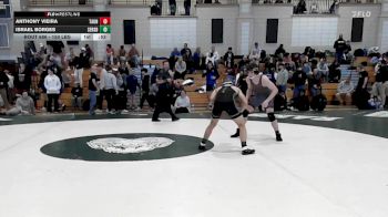 150 lbs Consolation - Anthony Vieira, Taunton vs Israel Borges, Southeastern