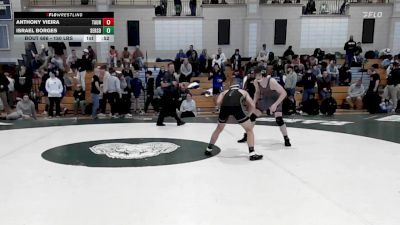 150 lbs Consolation - Anthony Vieira, Taunton vs Israel Borges, Southeastern