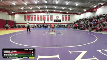 285 lbs Champ. Round 1 - Ethan Martinez, Bakersfield College vs Sepehr Hojati, Sierra College