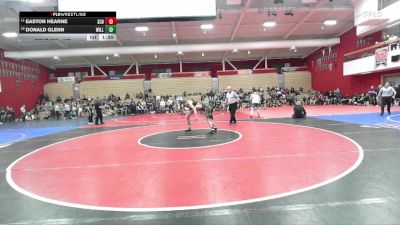 167 lbs Quarterfinal - Easton Hearne, San Leandro vs Donald Glenn, Willits