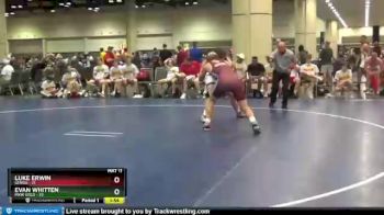 182 lbs Round 1 (10 Team) - Luke Erwin, Genoa vs Evan Whitten, MXW Gold