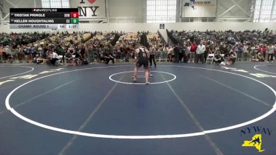190 lbs Champ. Round 1 - Tristan Pringle, BH-BL Youth Wrestling vs Kellen Houghtaling, Clever Combat