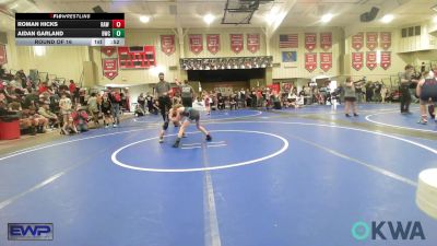 49 lbs Round Of 16 - Roman HIcks, Raw Wrestling Club vs Aidan Garland, Berryhill Wrestling Club