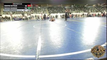 165 lbs 5th Place - Jenntre Buttram, Shelton Wrestling Academy vs Mahlea Warrior, Tecumseh Youth Wrestling