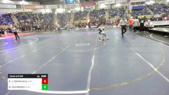 52 lbs Consi Of 8 #2 - Aria Lorenzo-DeHerrera, Duran Elite vs Beyeler Dumbleton, Bear Cave