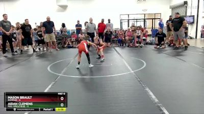 52 lbs Round 1 (6 Team) - Mason Brault, Rampage vs Aidan Clemens, Full Circle Blue