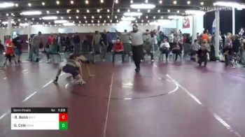 140 lbs Semifinal - Beck Babb, Boyertown vs Gavin Cole, Council Rock