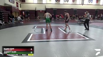 JV-14 lbs Cons. Semi - Elijah Coan, Waterloo East vs Garrett Elgin, Osage