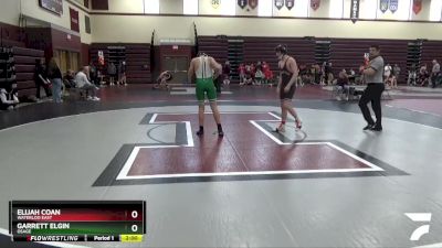 JV-14 lbs Cons. Semi - Elijah Coan, Waterloo East vs Garrett Elgin, Osage