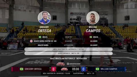 Gregory Ortega vs Willian Campos 2025 ADCC Brazilian Nationals