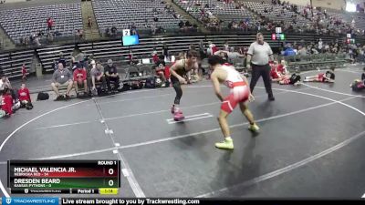 160 lbs Round 4 (6 Team) - Michael Valencia Jr., Nebraska Red vs Dresden Beard, Kansas Pythons