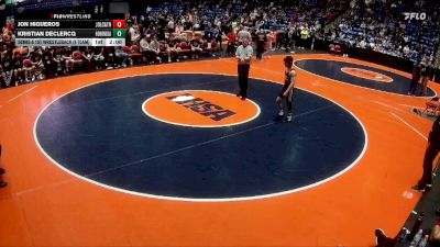 106 lbs Semis & 1st Wrestleback (8 Team) - Kristian DeClercq, Rockton (Hononegah) vs Jon Higueros, Joliet (Catholic Academy)