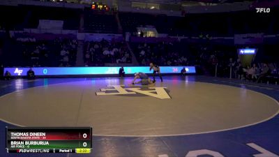 197 lbs Brian Burburija, Air Force vs Thomas Dineen, South Dakota State