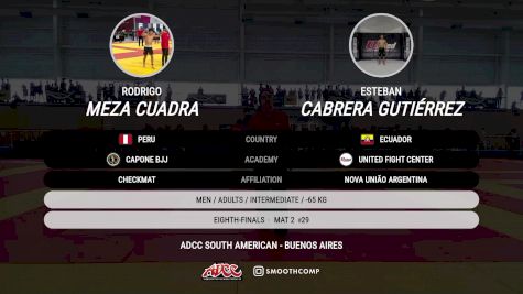 Rodrigo Meza Cuadra vs Esteban Cabrera Gutiérrez 2025 ADCC South American Championship