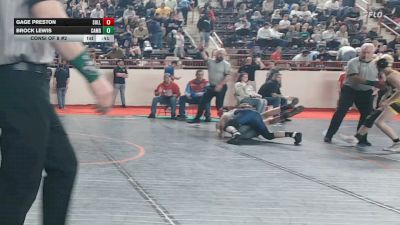 135_B lbs Consi Of 8 #2 - Gage Preston, Sullivan County vs Brock Lewis, Cambria Heights
