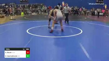 156 lbs Semifinal - Anthony Bauer, Alber Athlectics vs Owen Uppinghouse, Qwb