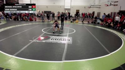59 lbs Cons. Semis - John Joswiak, Forest Lake Wrestling Club vs Michael Stoltzfus, Minnesota