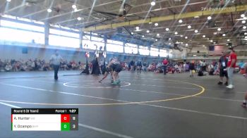 100 lbs Round 5 (6 Team) - Allison Hunter, Wisconsin Black vs Ysabelle Ocampo, Beast Mode Pink