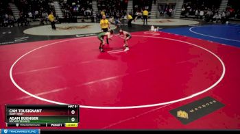 120 lbs 21st Place Match - Cam Tousignant, Scott West vs Adam Buenger, Rochester Mayo