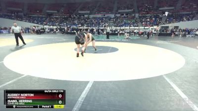 6A/5A Girls 170 Semifinal - Isabel Herring, Cleveland Girls vs Audrey Norton, Southridge Girls