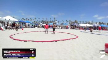 70 kg Quarterfinal - Michael Manzano, La Canada High School Wrestling vs Onelo Lorberter, California