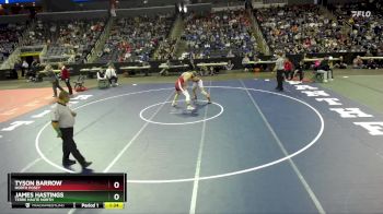 175 lbs Champ. Round 1 - Tyson Barrow, North Posey vs James Hastings, Terre Haute North