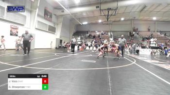 85 lbs Consolation - Josey Voss, Skiatook Youth Wrestling vs Grayson Shoopman, Team Tulsa Wrestling Club