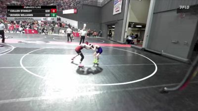 63 lbs Quarterfinal - Bowen Williams, Stoughton Vikings Wrestling Club vs Cullen Stanley, Mollitium Wrestling Club