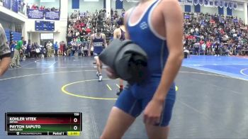 150 lbs Champ. Round 2 - Payton Saputo, NAPOLEON vs Kohler Vitek, BRYAN