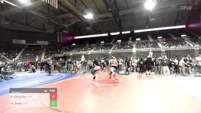 130 lbs Rr Rnd 3 - Karen Delgado, Bear Creek Jr. Wrestling vs Milla Bretz, Natrona Colts