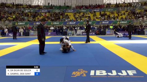 KAUÃ DA SILVA DE SOUZA vs KAUÊ GABRIEL DOS SANTOS DE MORAE 2023 Brasileiro Jiu-Jitsu IBJJF