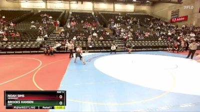 147 lbs Cons. Round 2 - Noah Sims, Viewmont vs Brooks Hansen, Lehi