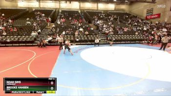 147 lbs Cons. Round 2 - Noah Sims, Viewmont vs Brooks Hansen, Lehi