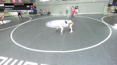 84 lbs 7th Place Match - Isaiah Cruz, Pounders WC vs Renzhi Yi