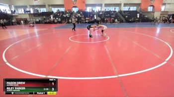 125 lbs Champ. Round 2 - Mason Drew, Alfred State vs Riley Parker, Johns Hopkins