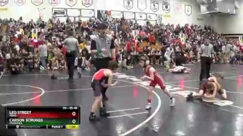 45 lbs Semifinal - Leo Street, Triad vs Carson Scruggs, Fairbanks