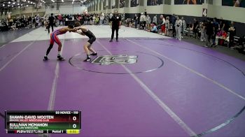 110 lbs Cons. Round 3 - Sullivan McMahon, 512 Outlaw Wrestling vs Shawn-David Wooten, Brazos Valley Wrestling Club