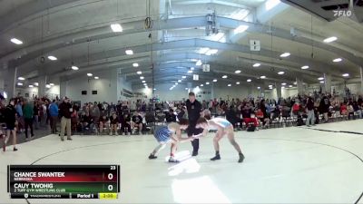 153 lbs Champ. Round 2 - Cauy Twohig, 2 Tuff Gym Wrestling Club vs Chance Swantek, Nebraska