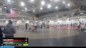 122 lbs Round 1 (4 Team) - Maddie Marsh, Charlies Angels Pink vs Julia Breeden, Missouri Red