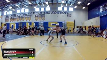 132 lbs Round 1 (8 Team) - Landon Davis, Team Kombat vs Elijah Rozier, Camden Gold