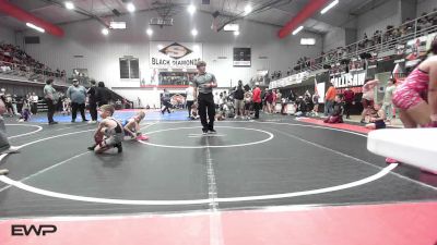 52 lbs Rr Rnd 2 - Lachlan Lindsey, Spartan Wrestling Fort Smith vs Miles Sanders, Sallisaw Takedown Club