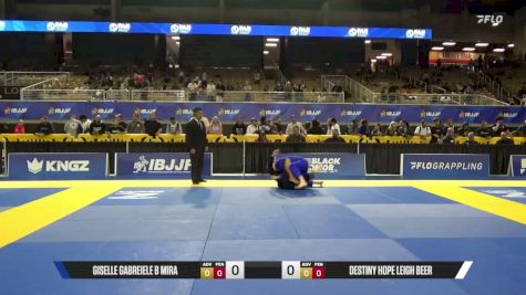GISELLE GABREIELE B MIRANDA vs DESTINY HOPE LEIGH BEER 2026 Pan Jiu Jitsu IBJJF Championship