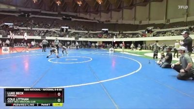 National 6-8 85 Quarterfinal - Luke Beck, Imperium vs Cole Littman, Great Neck Wrestling Club