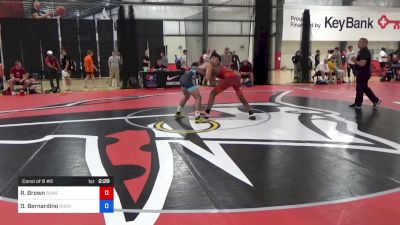 63 kg Consi Of 8 #2 - Ryu Brown, Sons Of Thunder Wrestling vs Derek Bernardino, Rochester RTC